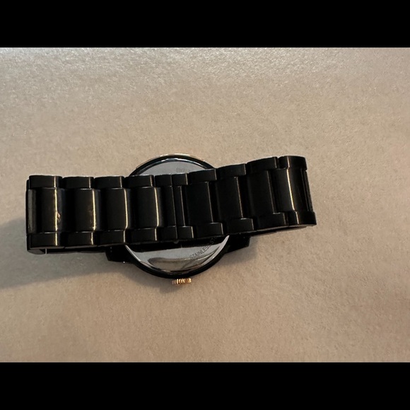 Coach watch gun metal black with copper accents approximately 42 to 43 mm face - Picture 3 of 6